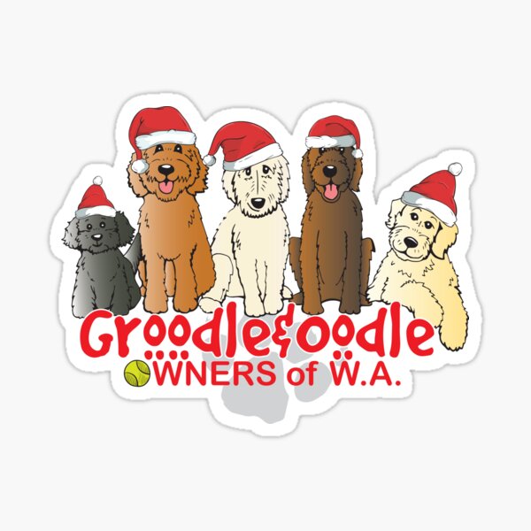 Groodle & Oodle Club Christmas Sticker