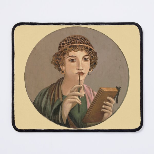 Item preview, Sappho Fresco Pompeii designed and sold by VanderWyst RE-Design.