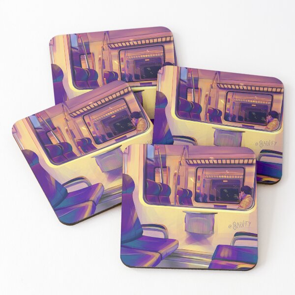 Item preview, on a train at night designed and sold by saevity.