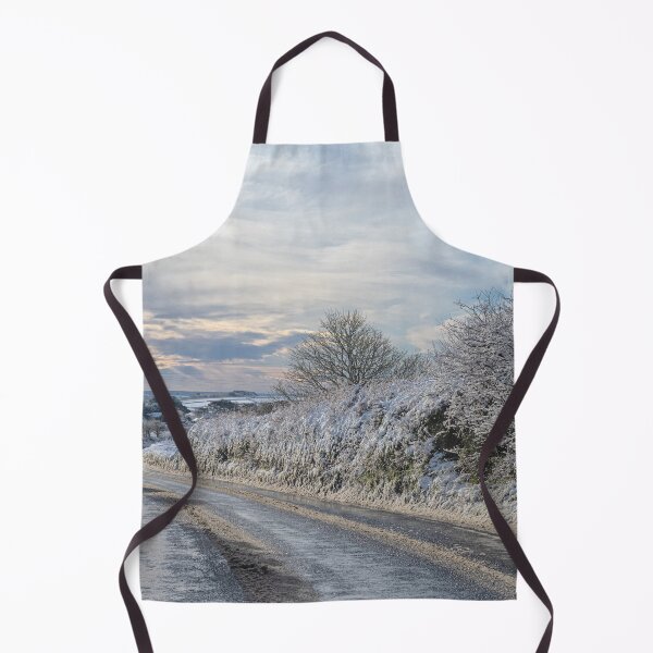 Item preview, A Road in Cornwall Snow, very snowy and icy designed and sold by kathleenjean.