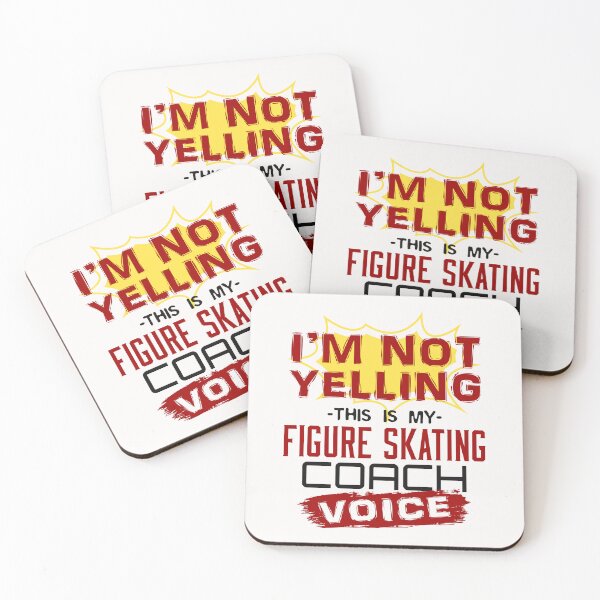 Item preview, I'm Not Yelling This Is My Figure Skating Coach Voice designed and sold by jaygo.