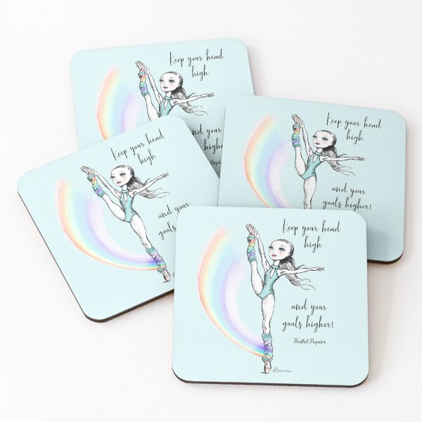 Item preview, Keep your head high and your goals higher!  designed and sold by Ballet Papier.
