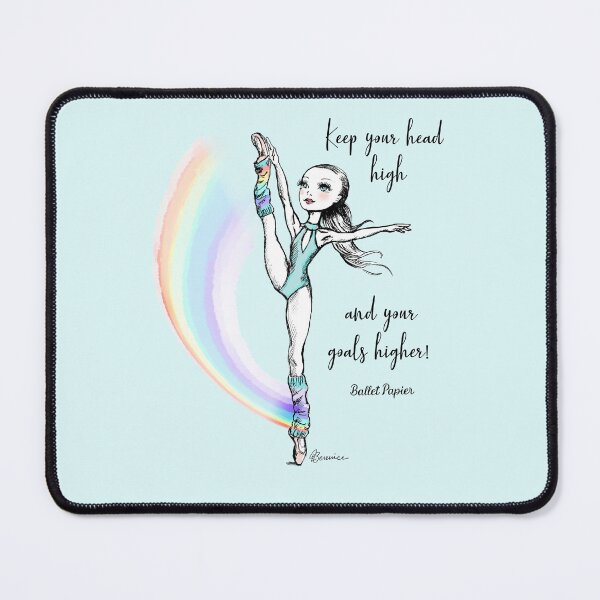 Item preview, Keep your head high and your goals higher!  designed and sold by Ballet Papier.