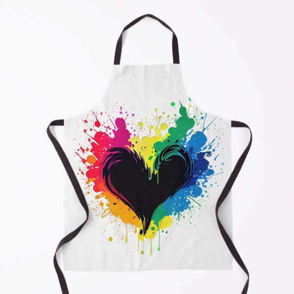 Item preview, Heart with exploding neon colors  designed and sold by art8085.