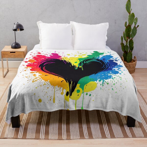 Item preview, Heart with exploding neon colors  designed and sold by art8085.