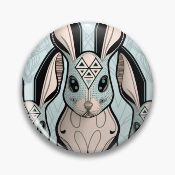 Item preview, Cute Pastel Rabbits Collage Pattern | Rabbits and Flowers | Year of the Rabbit | Easter Rabbits | Group of Rabbits | high resolution  designed and sold by Synthetic-Intel.