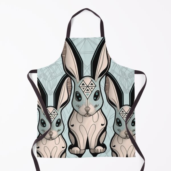 Item preview, Cute Pastel Rabbits Collage Pattern | Rabbits and Flowers | Year of the Rabbit | Easter Rabbits | Group of Rabbits | high resolution  designed and sold by Synthetic-Intel.