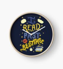 I Read Past my Bedtime Clock