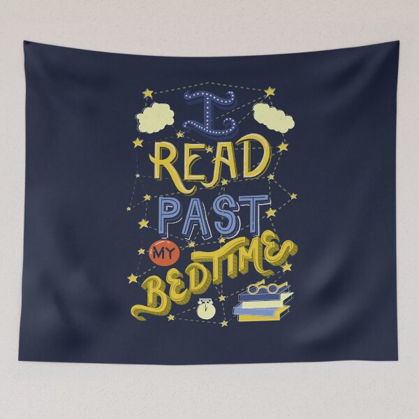 Item preview, I Read Past my Bedtime designed and sold by abbymalagaART.