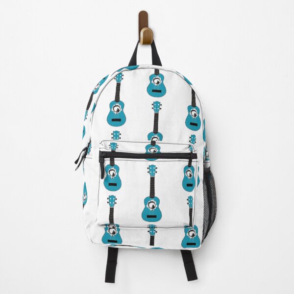 Item preview, Turquoise ukulele with the thinker designed and sold by piesdesignart.