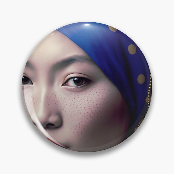 Item preview, An asian model girl with pearl earrings portrait designed and sold by osssoconcept.