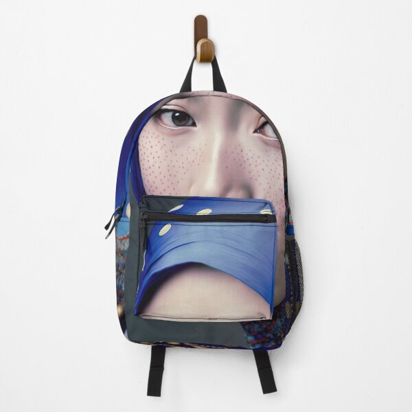 Item preview, An asian model girl with pearl earrings portrait designed and sold by osssoconcept.