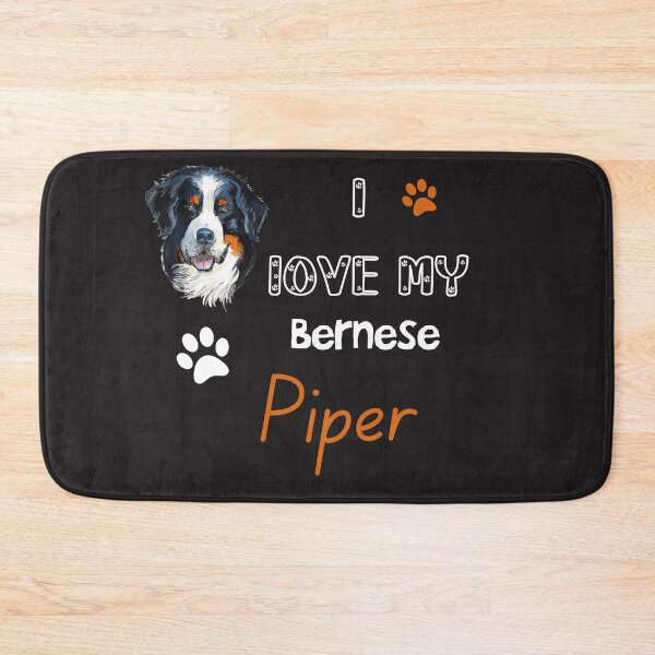 Item preview,  Bernese Mountain Dog Lover :I love My Bernese dog Piper designed and sold by remonss.