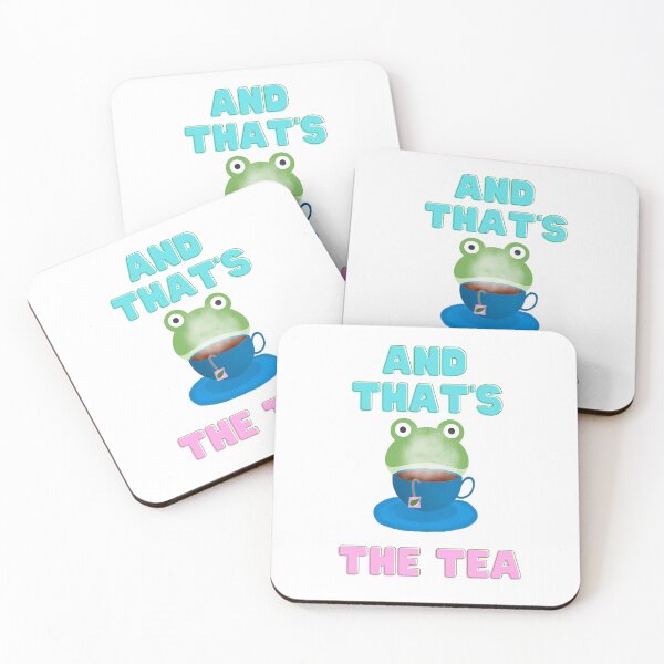 Item preview, And That's The Tea Frog Simple Emoji Inspired Design  designed and sold by LanasWardrobe.