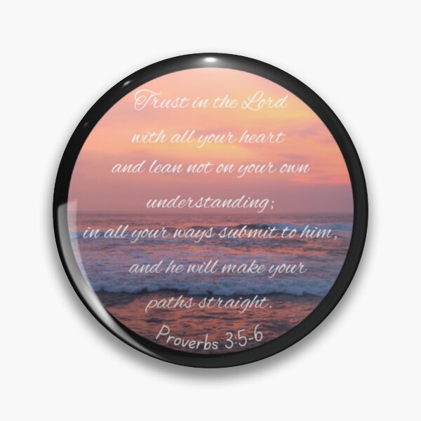 Item preview, TRUST Proverbs 3:5-6 designed and sold by Serendipity Grace Co..