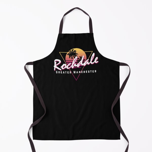 Item preview, Funny 80s Retro Sunset 'Rochdale' Greater Manchester designed and sold by dinosareforever.