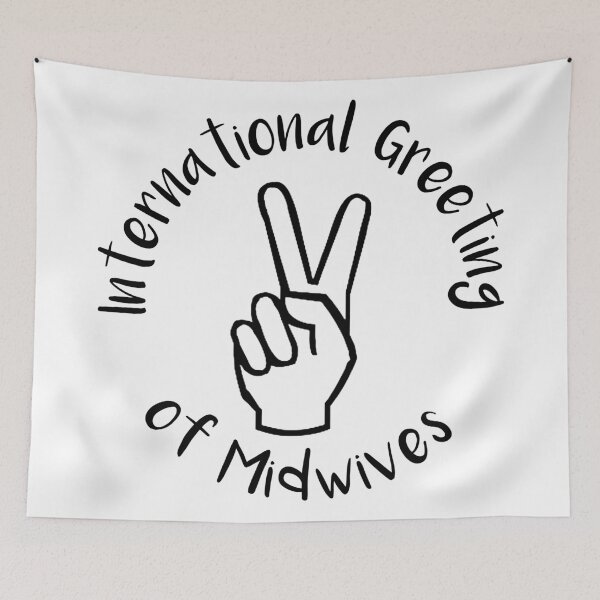 Item preview, International Greeting of Midwives designed and sold by midwifesmarket.