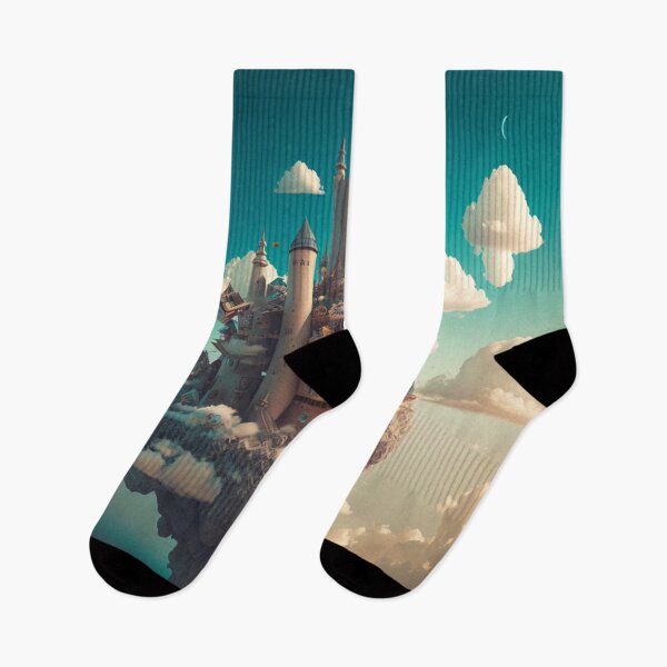 Item preview, Castle in the Sky designed and sold by ArtMadeByAI.