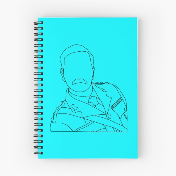 Item preview, The Captain Digital Portrait Line Art  designed and sold by ThePinkDonkeys.