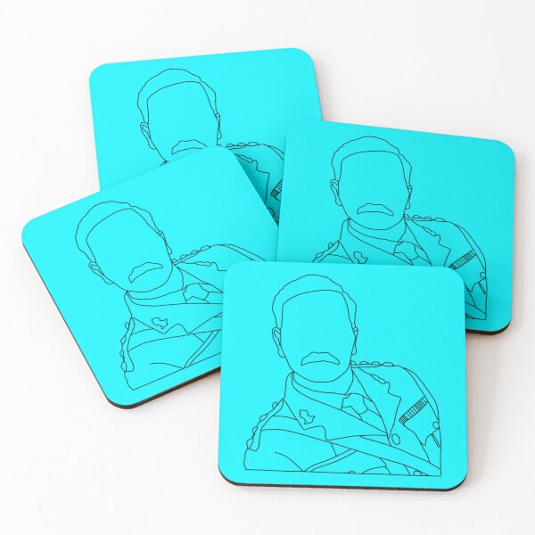 Item preview, The Captain Digital Portrait Line Art  designed and sold by ThePinkDonkeys.