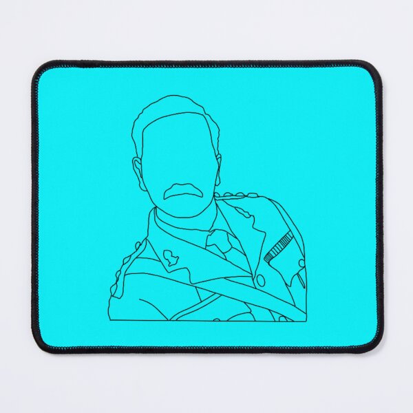 Item preview, The Captain Digital Portrait Line Art  designed and sold by ThePinkDonkeys.