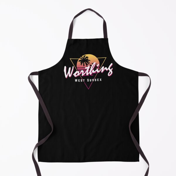 Item preview, Funny 80s Retro Sunset 'Worthing' West Sussex designed and sold by dinosareforever.