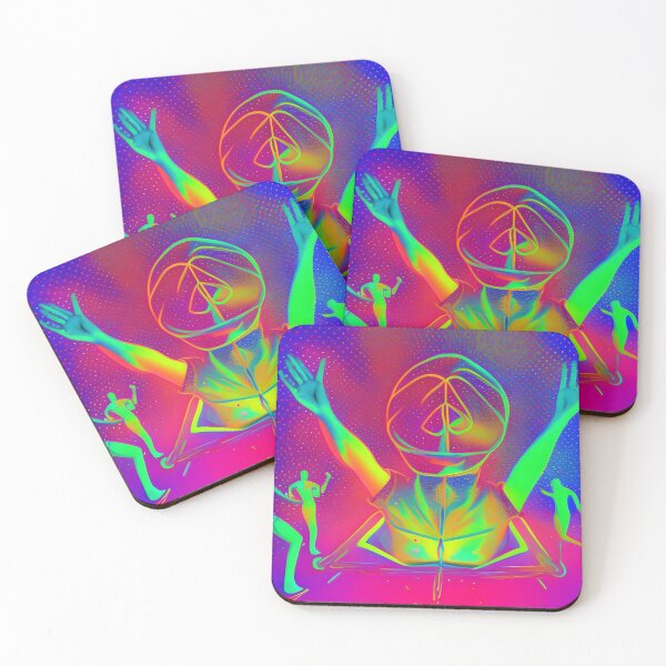 Item preview, Peace n Love (on the Dancefloor) No.1 - Astral Cosmic AI Illustration designed and sold by Recall-Design.