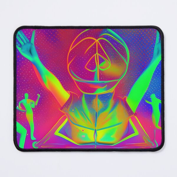 Item preview, Peace n Love (on the Dancefloor) No.1 - Astral Cosmic AI Illustration designed and sold by Recall-Design.