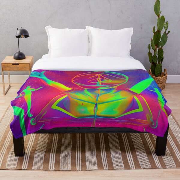 Item preview, Peace n Love (on the Dancefloor) No.1 - Astral Cosmic AI Illustration designed and sold by Recall-Design.