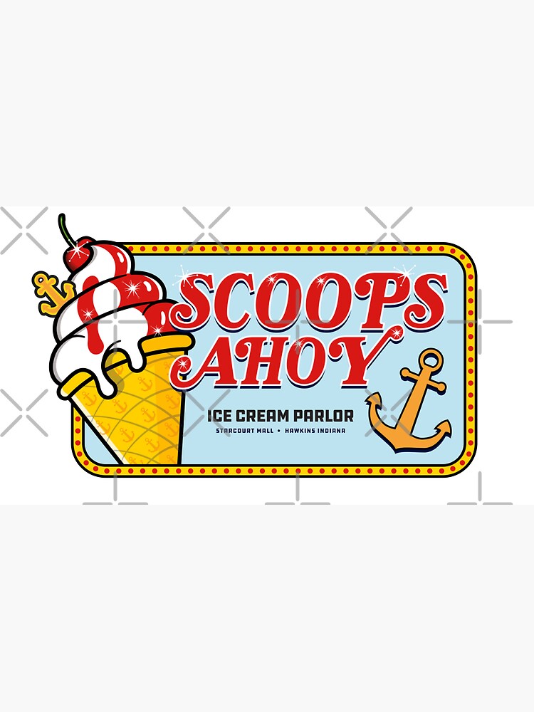 Thumbnail 7 of 7, Cap, Stranger Things Scoops Ahoy Ice Cream Parlor designed and sold by Purakushi.