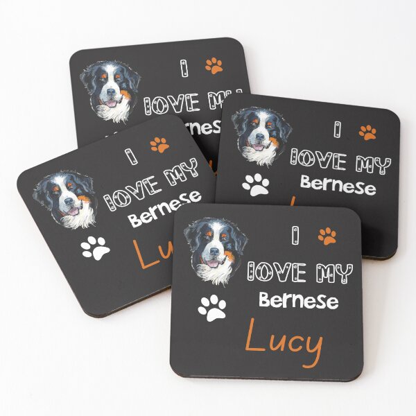 Item preview, I love My Bernese dog Lucy: Bernese Mountain Dog Love designed and sold by remonss.