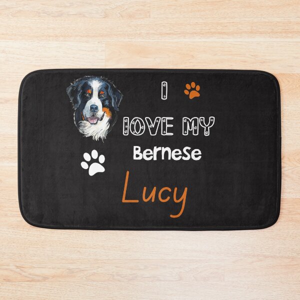 Item preview, I love My Bernese dog Lucy: Bernese Mountain Dog Love designed and sold by remonss.