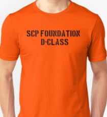 SCP Foundation T-Shirt Class-D Unisex T-Shirt