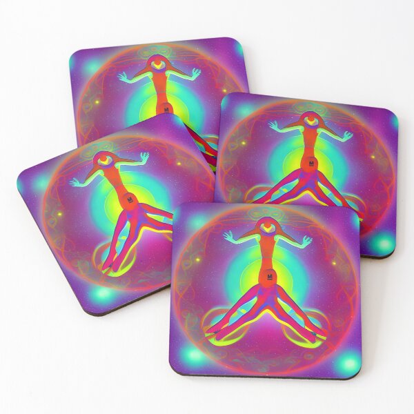 Item preview, Peace n Love (on the Dancefloor) No.4 - Astral Cosmic AI Illustration designed and sold by Recall-Design.