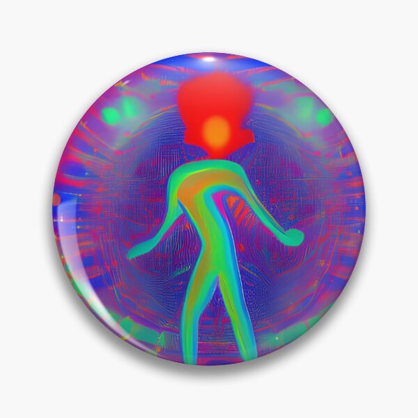 Aperçu de l'œuvre Peace n Love (on the Dancefloor) No.5 - Astral Cosmic AI Illustration créée et vendue par Recall-Design.