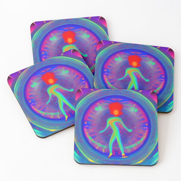 Item preview, Peace n Love (on the Dancefloor) No.5 - Astral Cosmic AI Illustration designed and sold by Recall-Design.