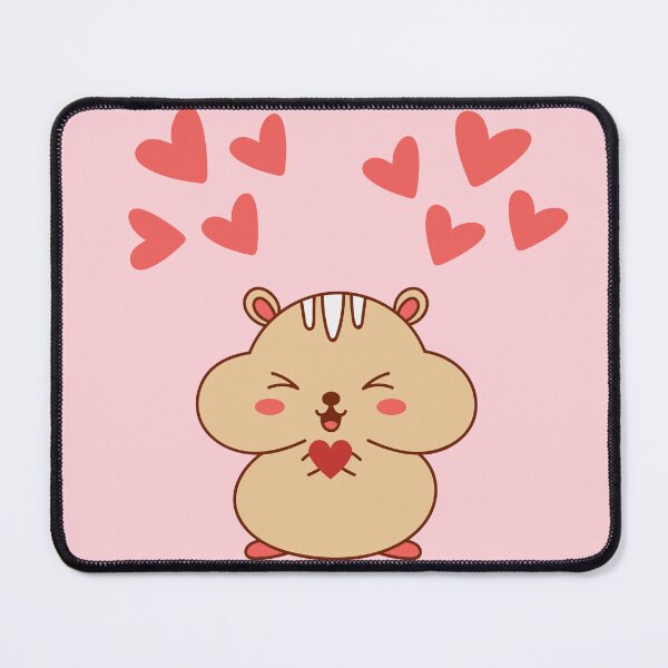Item preview, Cute Valentine hamster with Hearts designed and sold by Swobodzio.