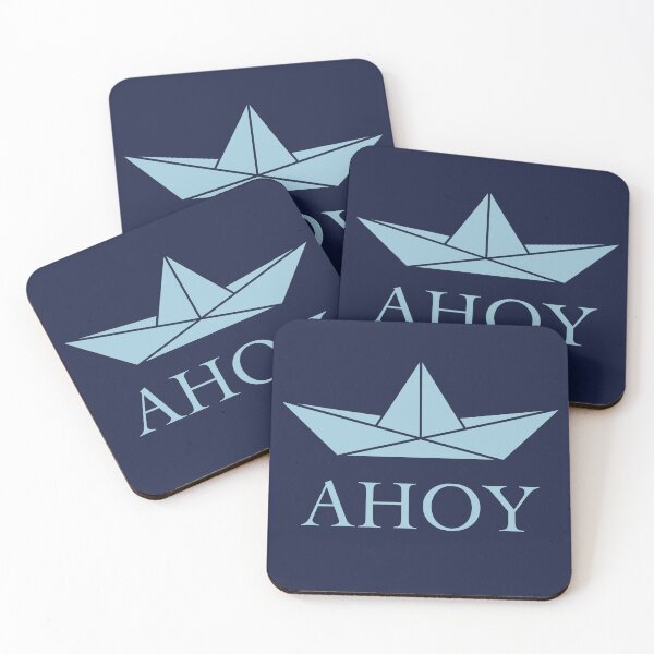 Item preview, Ahoy (Paper Ship / Seaman / Greeting / Skyblue) designed and sold by MrFaulbaum.