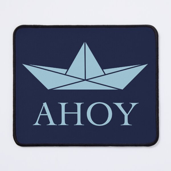 Item preview, Ahoy (Paper Ship / Seaman / Greeting / Skyblue) designed and sold by MrFaulbaum.