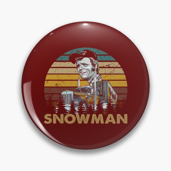 Item preview, retro vintage snowman Smokey the bandit smile face art  designed and sold by boyerClothing.