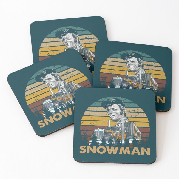 Item preview, retro vintage snowman Smokey the bandit smile face art  designed and sold by boyerClothing.