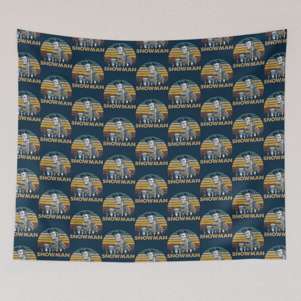 Item preview, retro vintage snowman Smokey the bandit smile face art  designed and sold by boyerClothing.