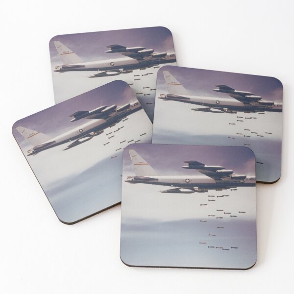Item preview, Vietnam War, B-52 Bomber Stratofortress Airplane, Dropping Bombs, 1960s designed and sold by ScienceSource.