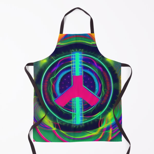 Item preview, Peace n Love (on the Dancefloor) No.7 - Astral Cosmic AI Illustration designed and sold by Recall-Design.