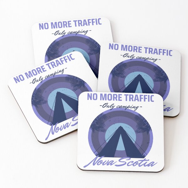 Item preview, No More Traffic, Go Camping in Nova Scotia designed and sold by NewBrunswickTs.