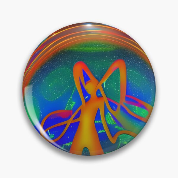 Item preview, Peace n Love (on the Dancefloor) No.8 - Astral Cosmic AI Illustration designed and sold by Recall-Design.