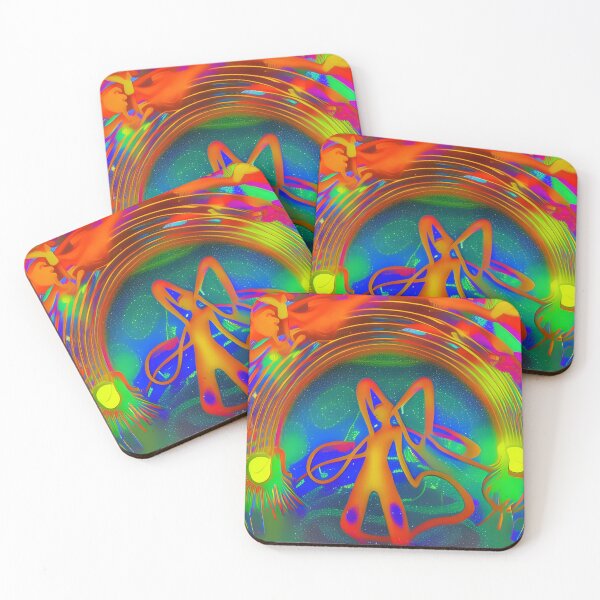 Item preview, Peace n Love (on the Dancefloor) No.8 - Astral Cosmic AI Illustration designed and sold by Recall-Design.