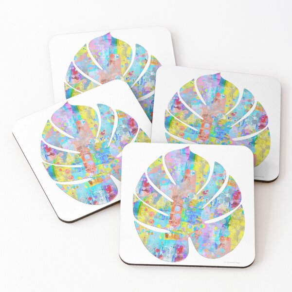 Item preview, Colorful Whimsical Palm Leaf Art by Sharon Cummings designed and sold by Sharon Cummings Art.