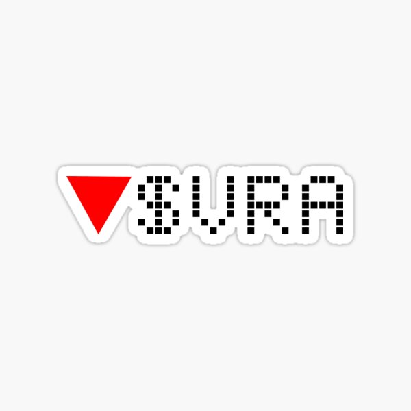 Aperçu de l'œuvre Vera Bradley, Inc.- VRA - Stock Ticker Rouge Noir Police créée et vendue par frankyou.