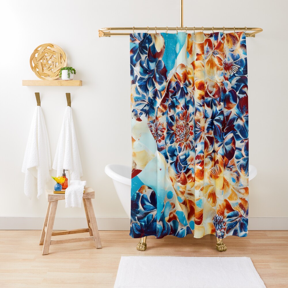 Item preview, Shower Curtain designed and sold by threlando.
